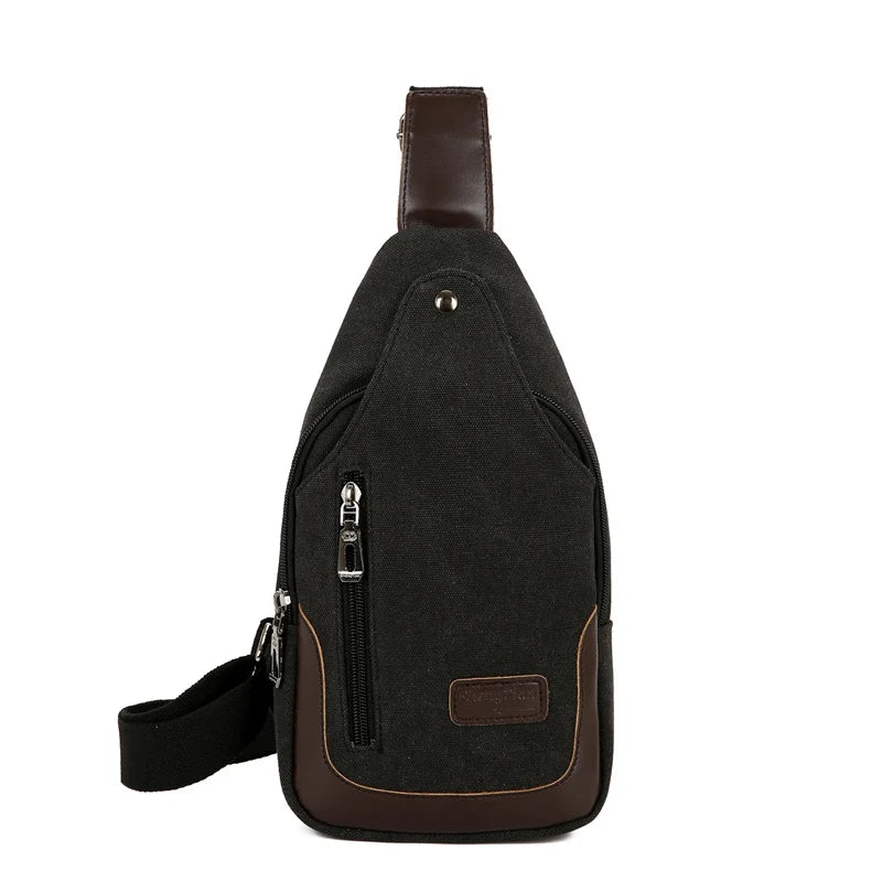 Sling Backpack Ergonomic Design Multiple Compartments Adjustable Strap