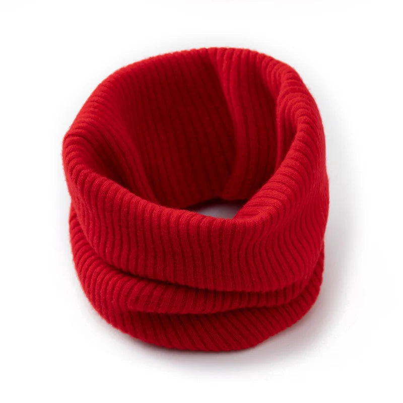Snood Scarf 100% Merino Wool Knitted Loop Stay-Put Fit