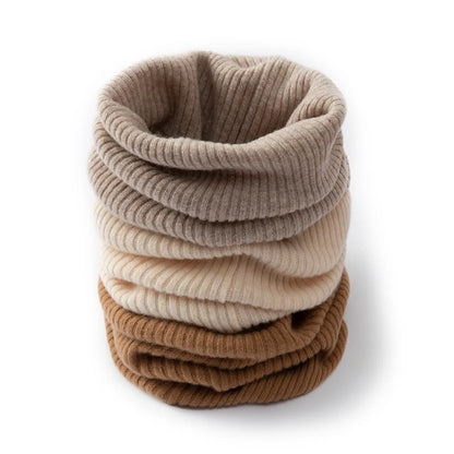 Snood Scarf 100% Merino Wool Knitted Loop Stay-Put Fit