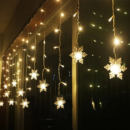 Snowflake String Lights USB Powered 13.1 Ft Length