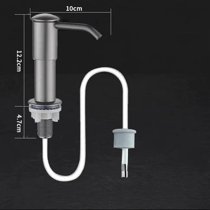 Soap Dispenser Pump Sink-Mounted With Optional Shelf