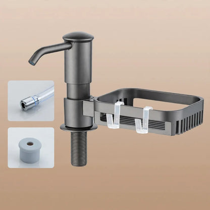 Soap Dispenser Pump Sink-Mounted With Optional Shelf