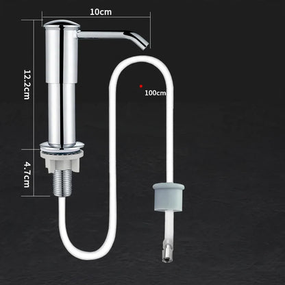 Soap Dispenser Pump Sink-Mounted With Optional Shelf