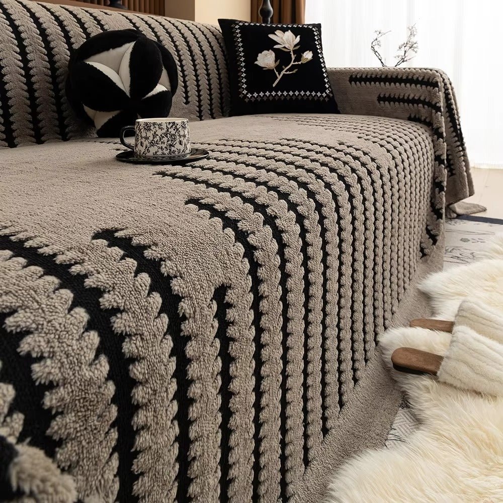 Sofa Cover Blanket Soft Plush Tufted Machine-Washable
