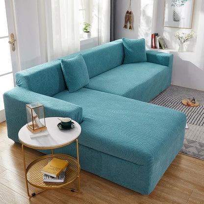 Sofa Cover Polyester Machine-Washable L-Shaped Fit
