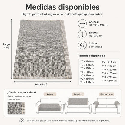 Sofa Cover Quilted Modular Non-Slip Washable