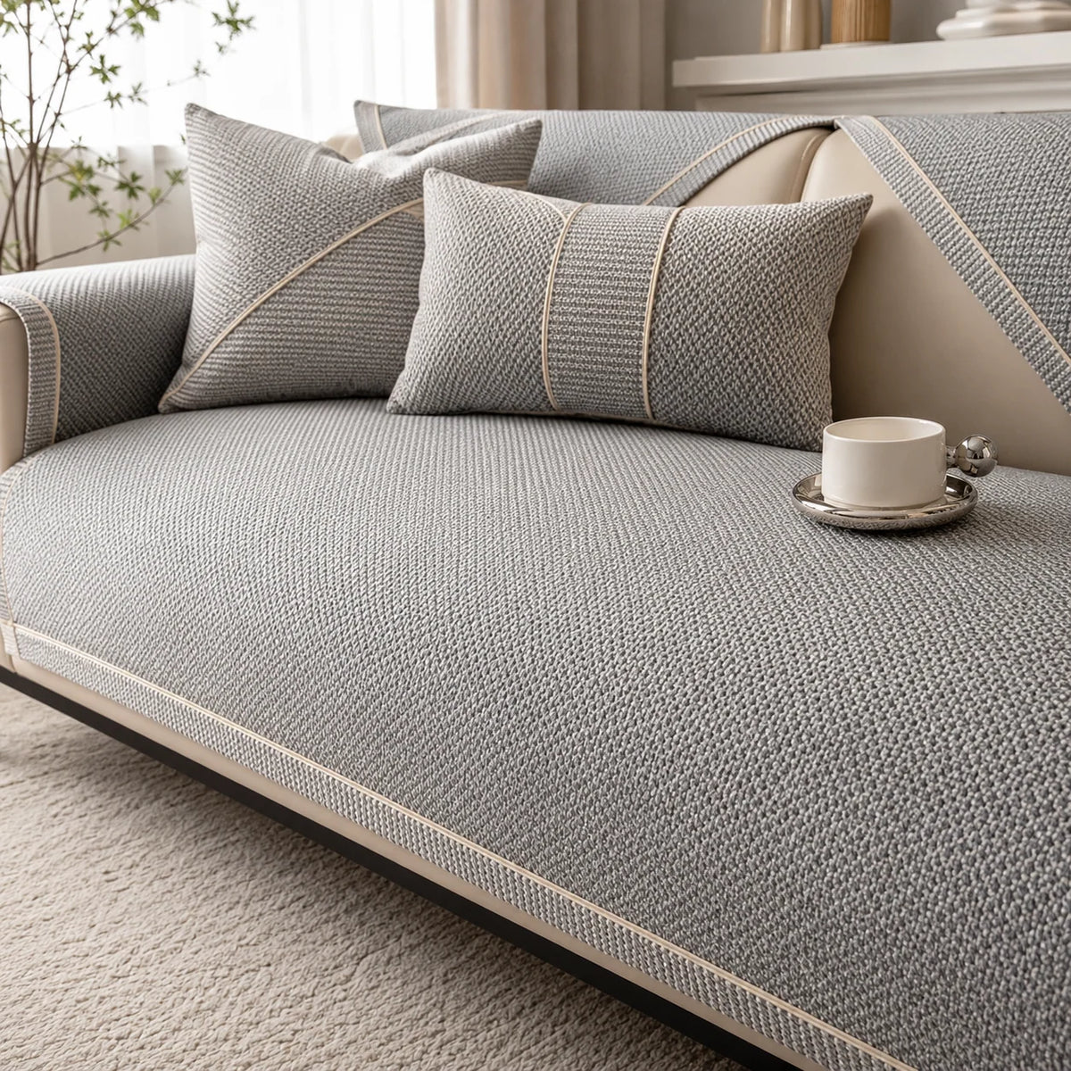 Sofa Cover Quilted Modular Non-Slip Washable
