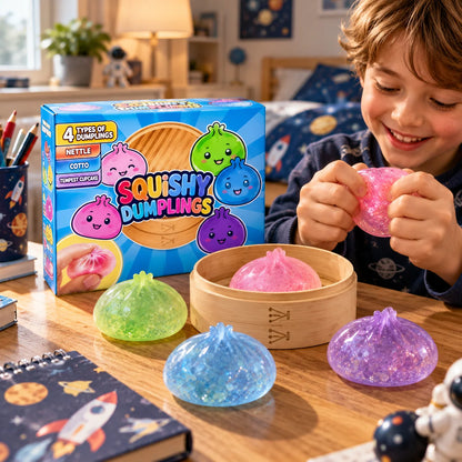 Squishy Toy Advent Calendar Dumpling Design Slow-Return Foam 24-Piece