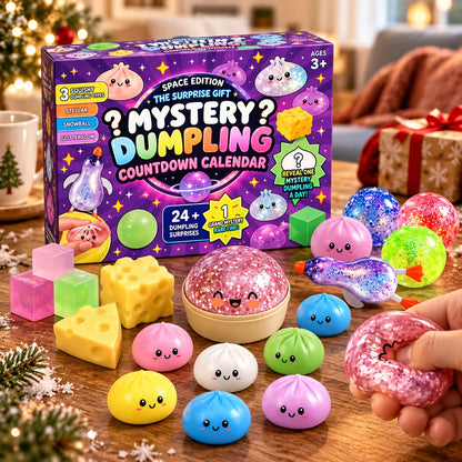 Squishy Toy Advent Calendar Dumpling Design Slow-Return Foam 24-Piece
