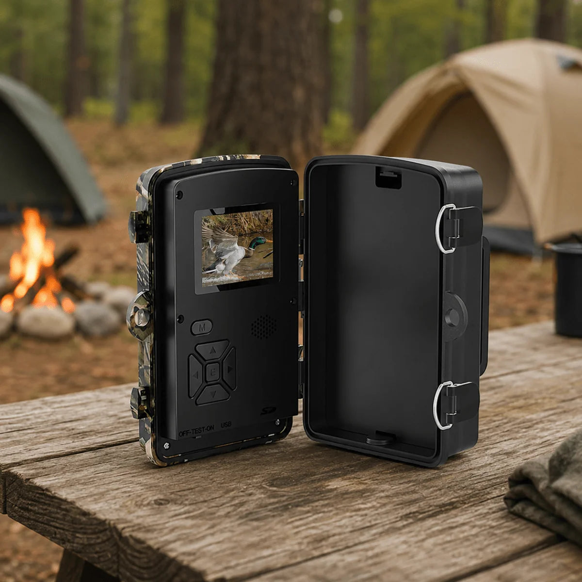 Trail Camera Night Vision Motion-Triggered Weatherproof