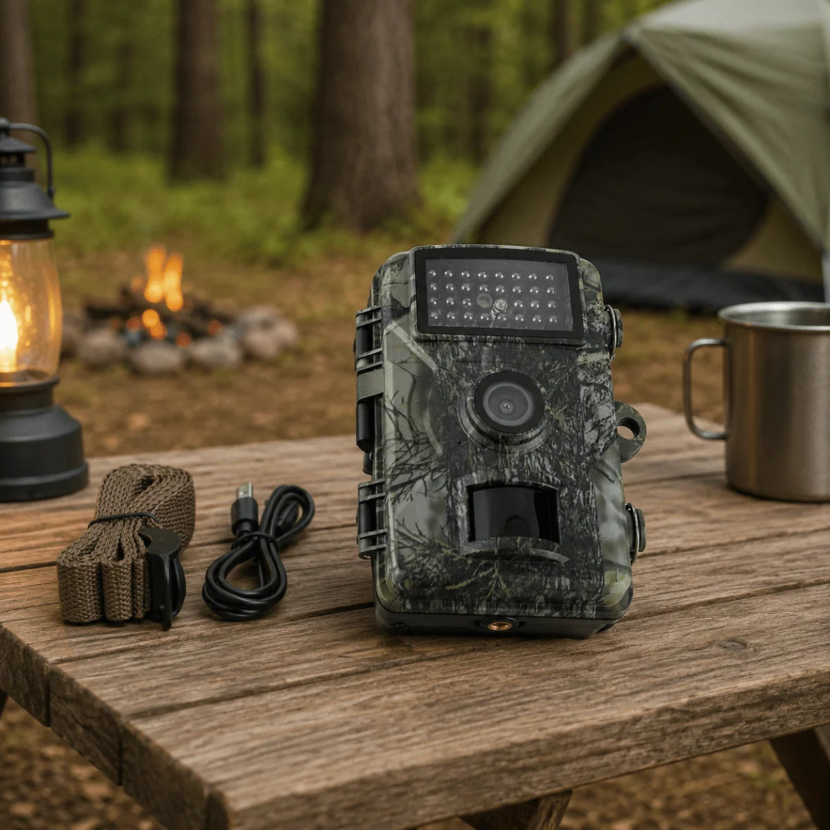 Trail Camera Night Vision Motion-Triggered Weatherproof
