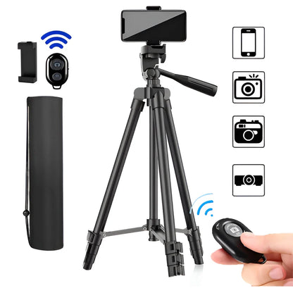 Tripod Stand Adjustable Height Wireless Remote