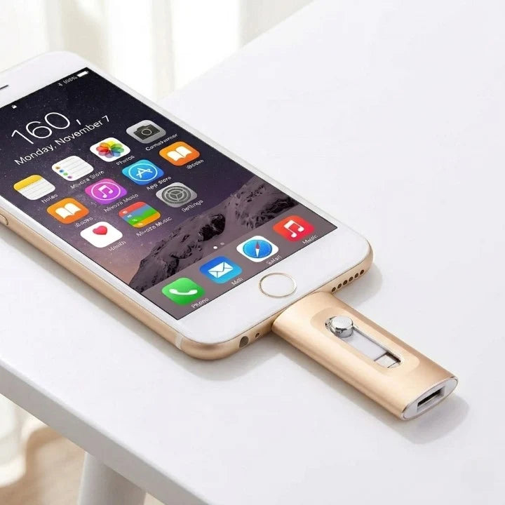 USB Flash Drive Lightning USB-C USB-A Connectors