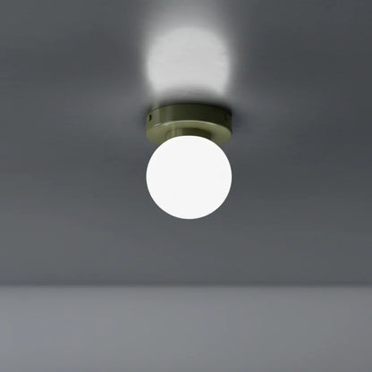 Wall & Ceiling Light Frosted Glass Warm White LED
