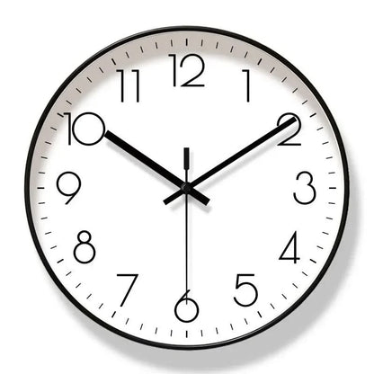 Wall Clock Quiet Quartz Movement Easy-Read Numerals