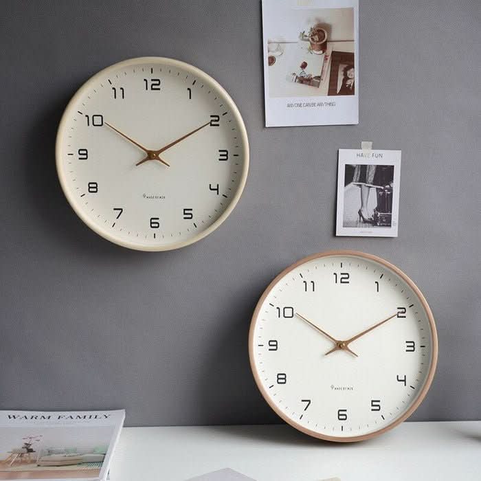 Wall Clock Solid Wood Silent Movement