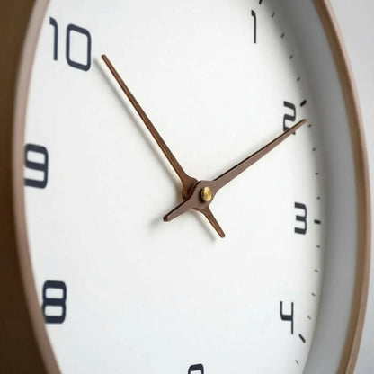 Wall Clock Solid Wood Silent Movement