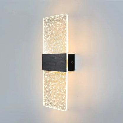 Wall Lamp Crystal-Texture Design Three-Color Dimming LED-Compatible
