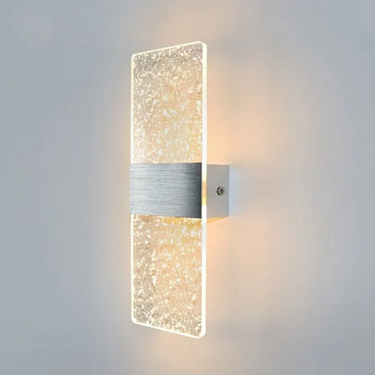 Wall Lamp Crystal-Texture Design Three-Color Dimming LED-Compatible