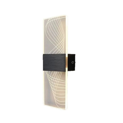 Wall Lamp Crystal-Texture Design Three-Color Dimming LED-Compatible