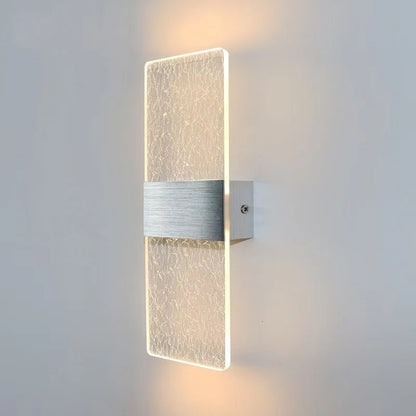 Wall Lamp Crystal-Texture Design Three-Color Dimming LED-Compatible