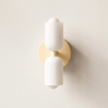 Wall Lamp Double Acrylic Shades Up & Down Lighting