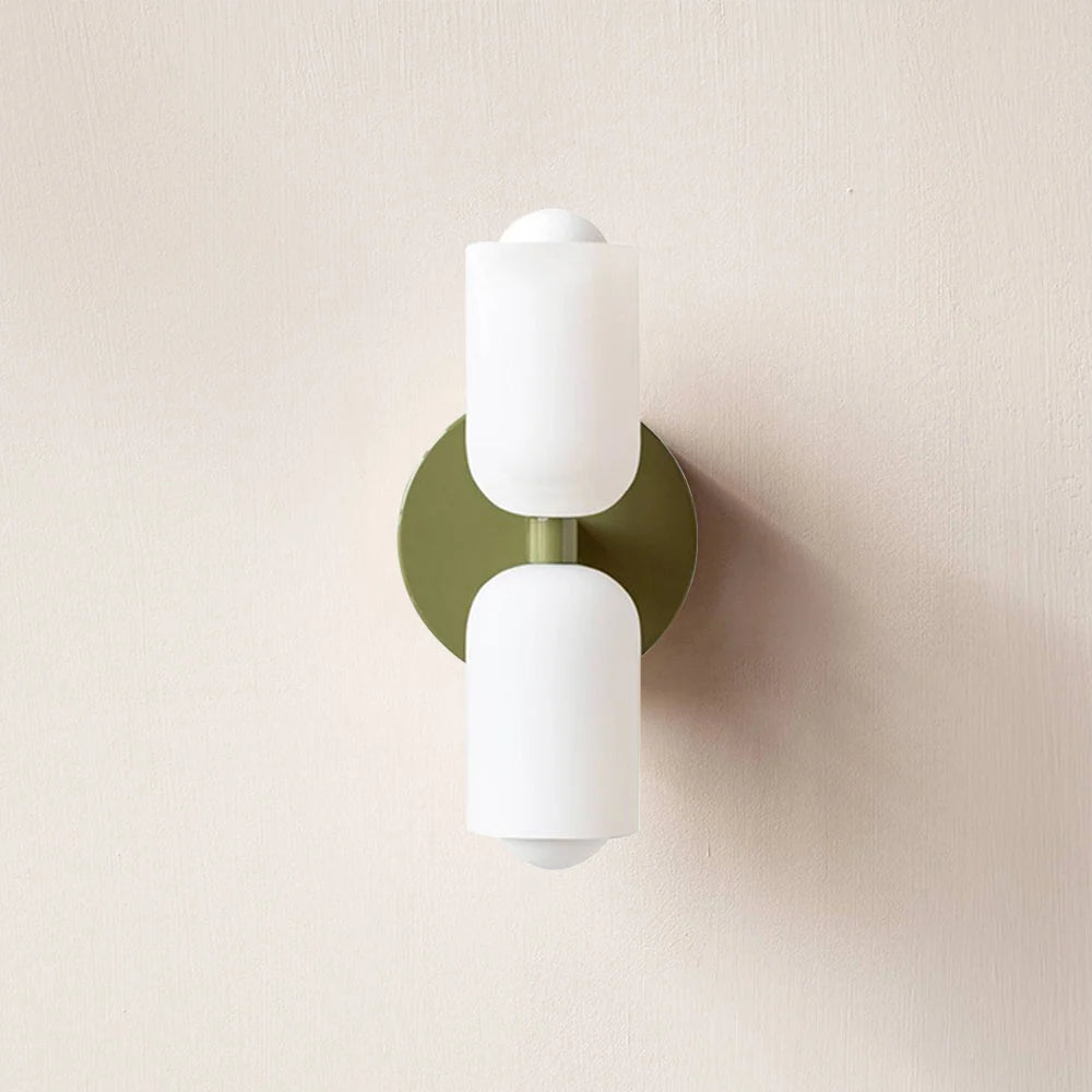 Wall Lamp Double Acrylic Shades Up & Down Lighting