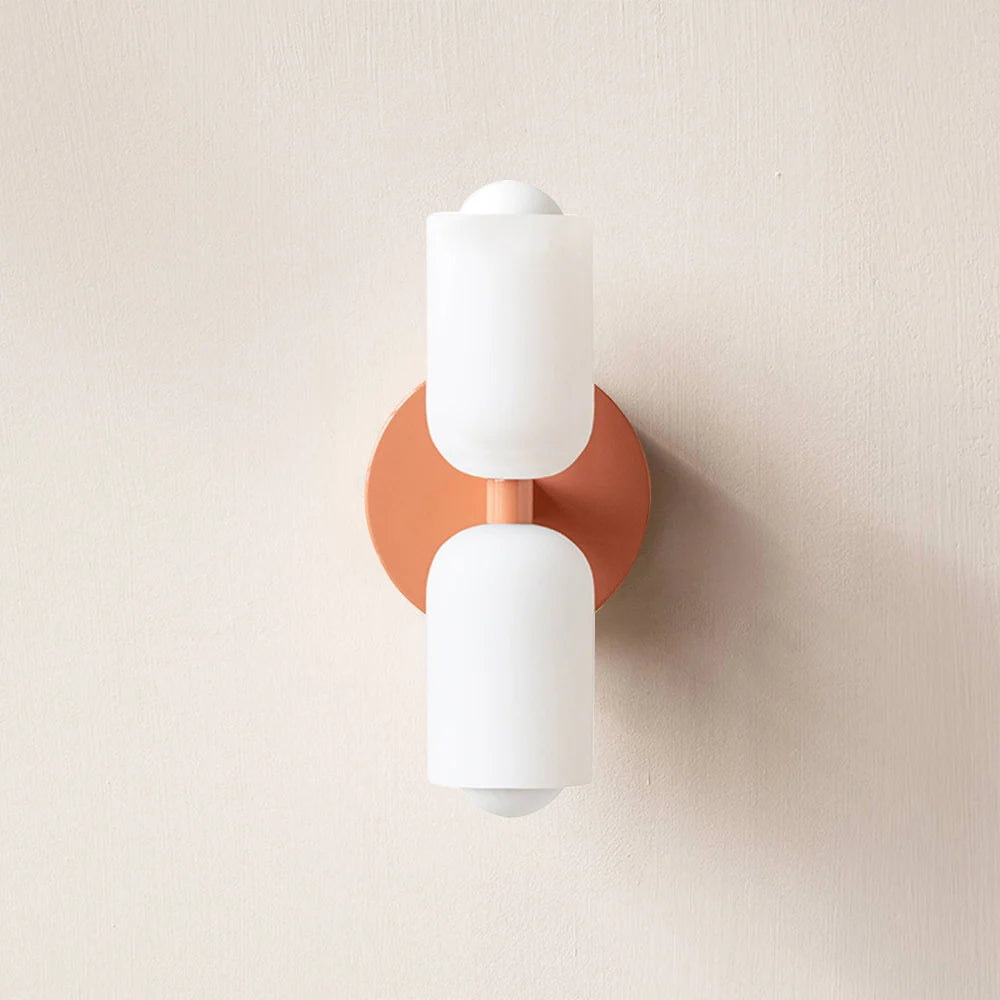 Wall Lamp Double Acrylic Shades Up & Down Lighting