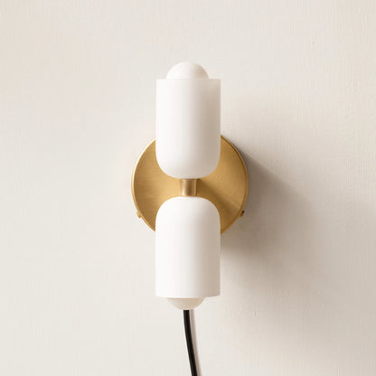 Wall Lamp Double Acrylic Shades Up & Down Lighting