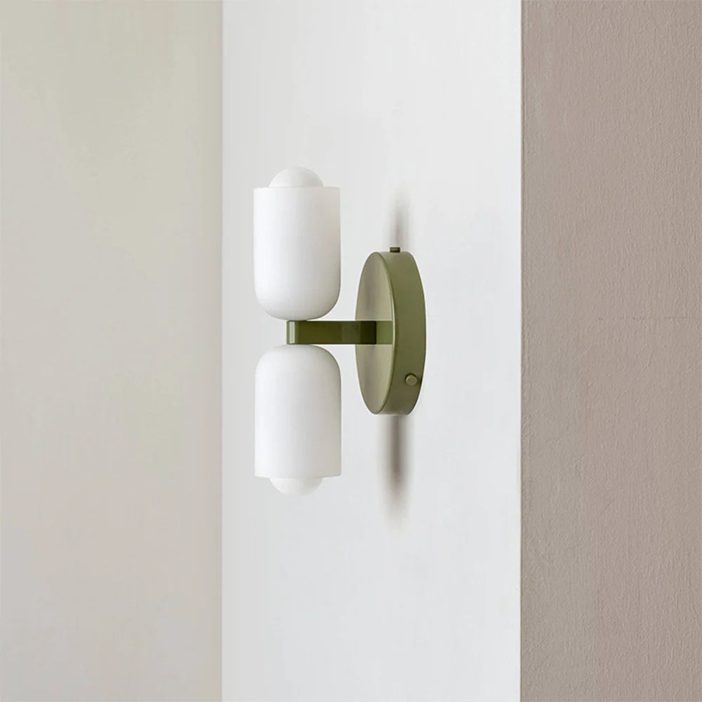 Wall Lamp Double Acrylic Shades Up & Down Lighting