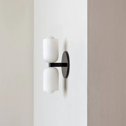 Wall Lamp Double Acrylic Shades Up & Down Lighting
