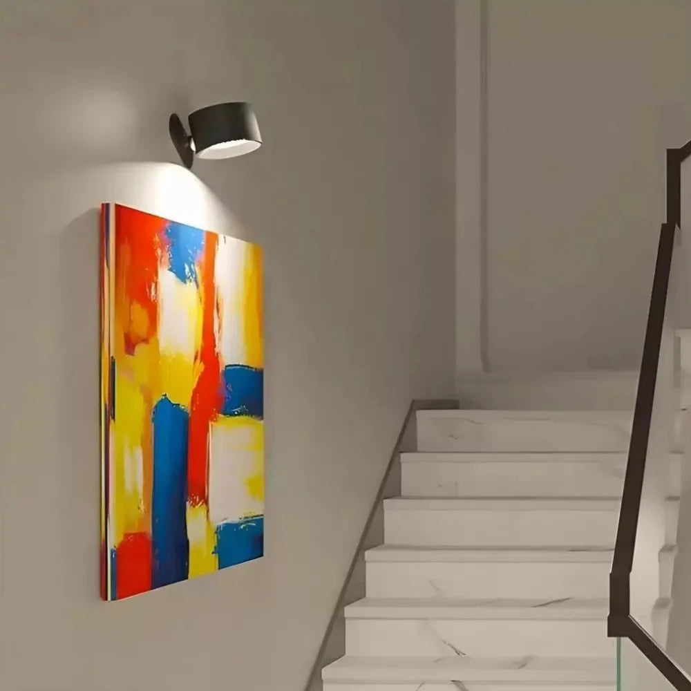 Wall Lamp Magnetic 360° Rotating Rechargeable Dimmable LED with Remote Control