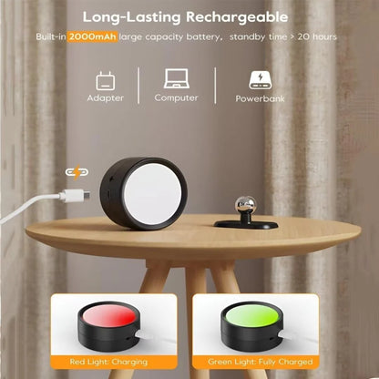 Wall Lamp Magnetic 360° Rotating Rechargeable Dimmable LED with Remote Control