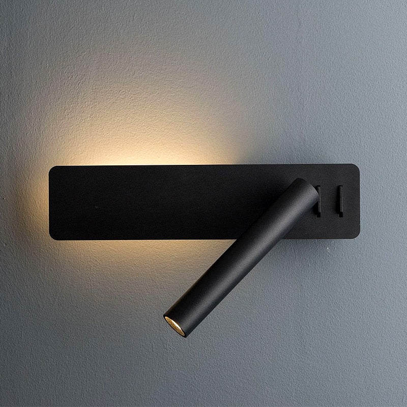 Wall Light LED Dimmable Adjustable Swivel Head