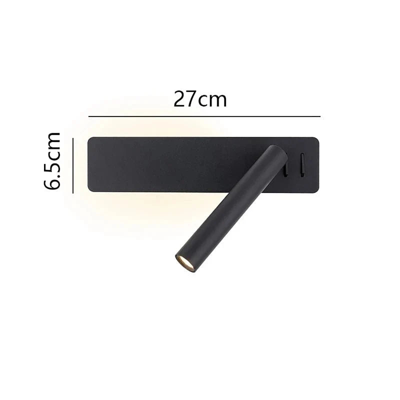 Wall Light LED Dimmable Adjustable Swivel Head