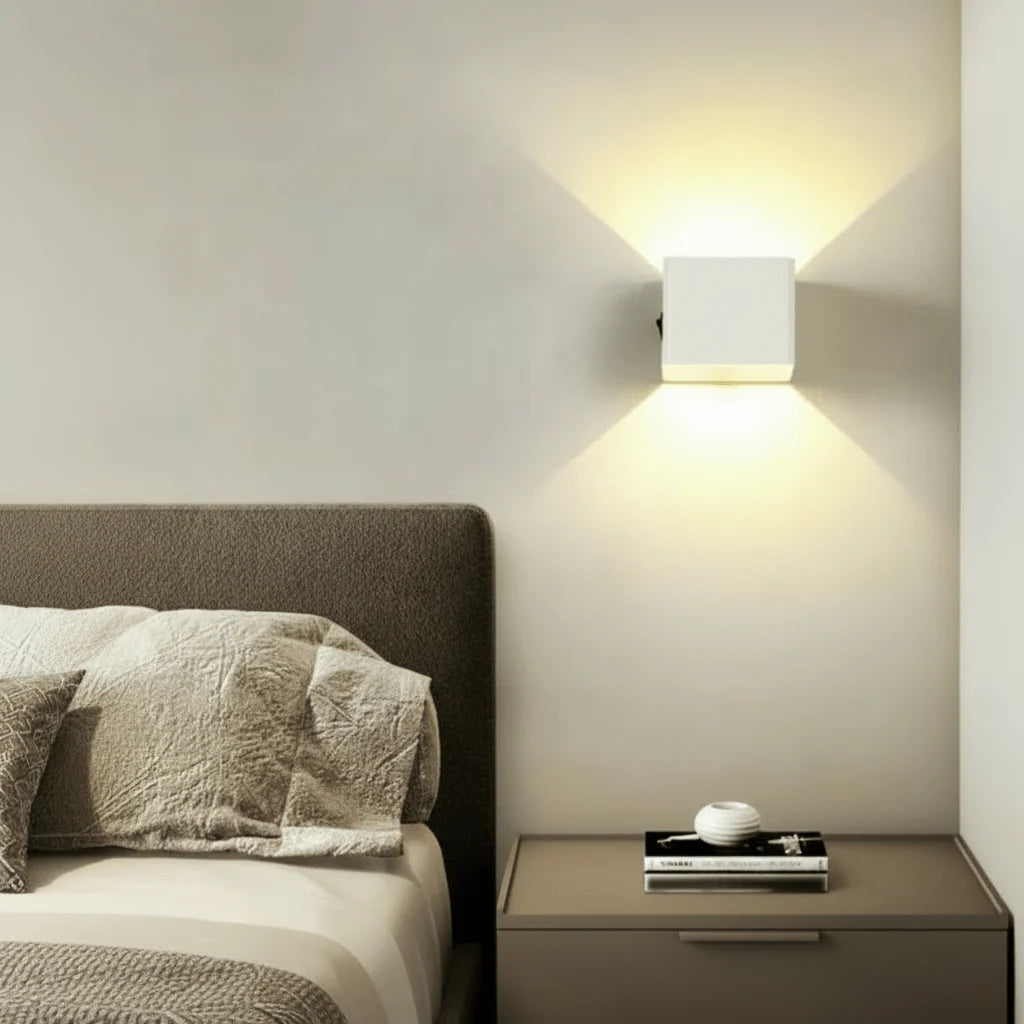 Wall Light Rechargeable LED Adjustable Beam Cordless Design