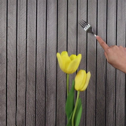 Wall Panels 3D Wood Texture Self-Adhesive Moisture-Resistant