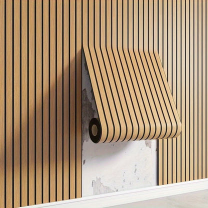 Wall Panels 3D Wood Texture Self-Adhesive Moisture-Resistant