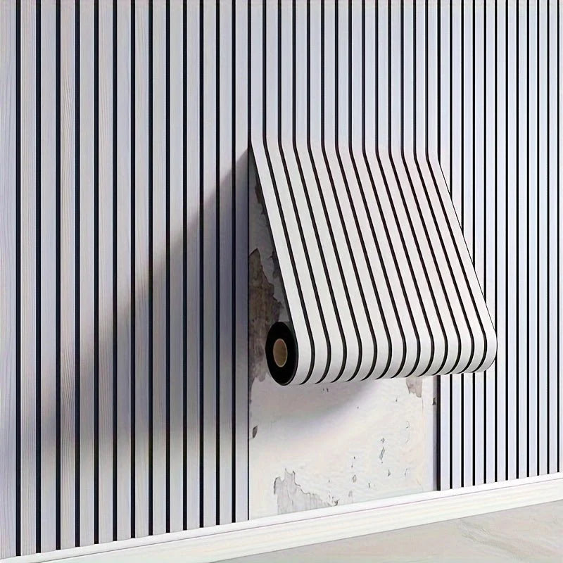 Wall Panels 3D Wood Texture Self-Adhesive Moisture-Resistant