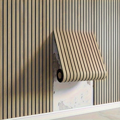 Wall Panels 3D Wood Texture Self-Adhesive Moisture-Resistant