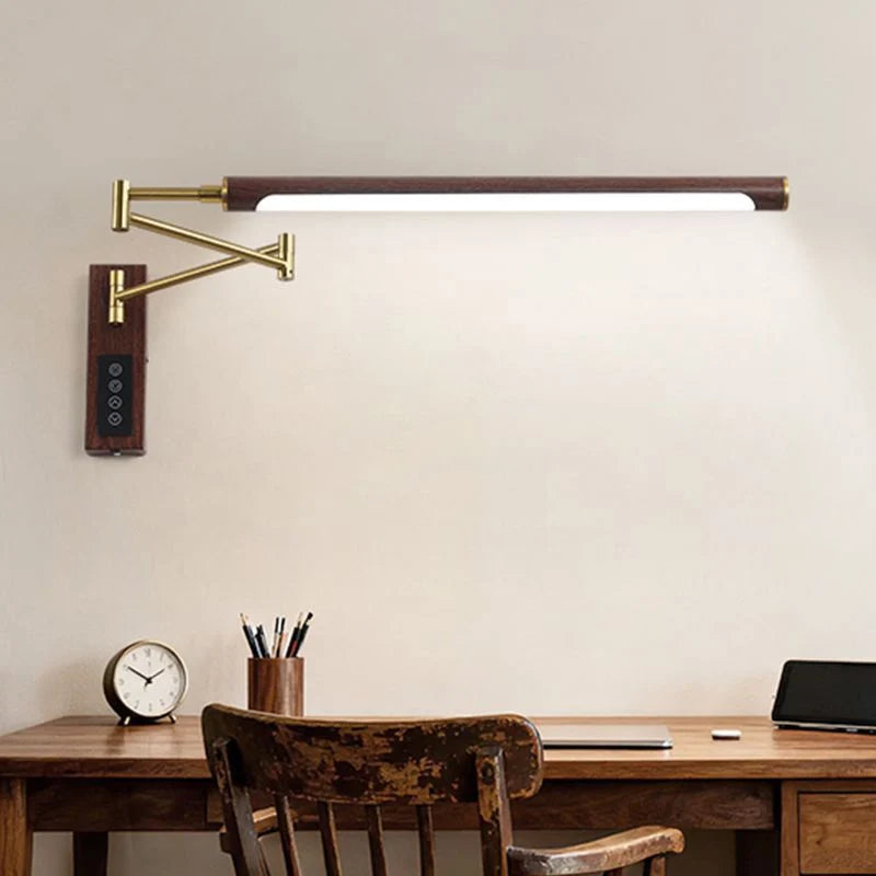 Wall Reading Light Adjustable Full-Spectrum Space-Saving