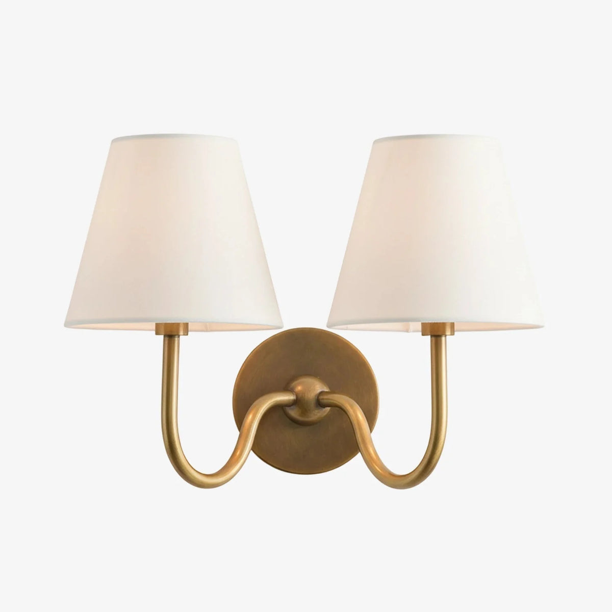 Wall Sconce Fabric Shade Dimmable Soft Diffused Light