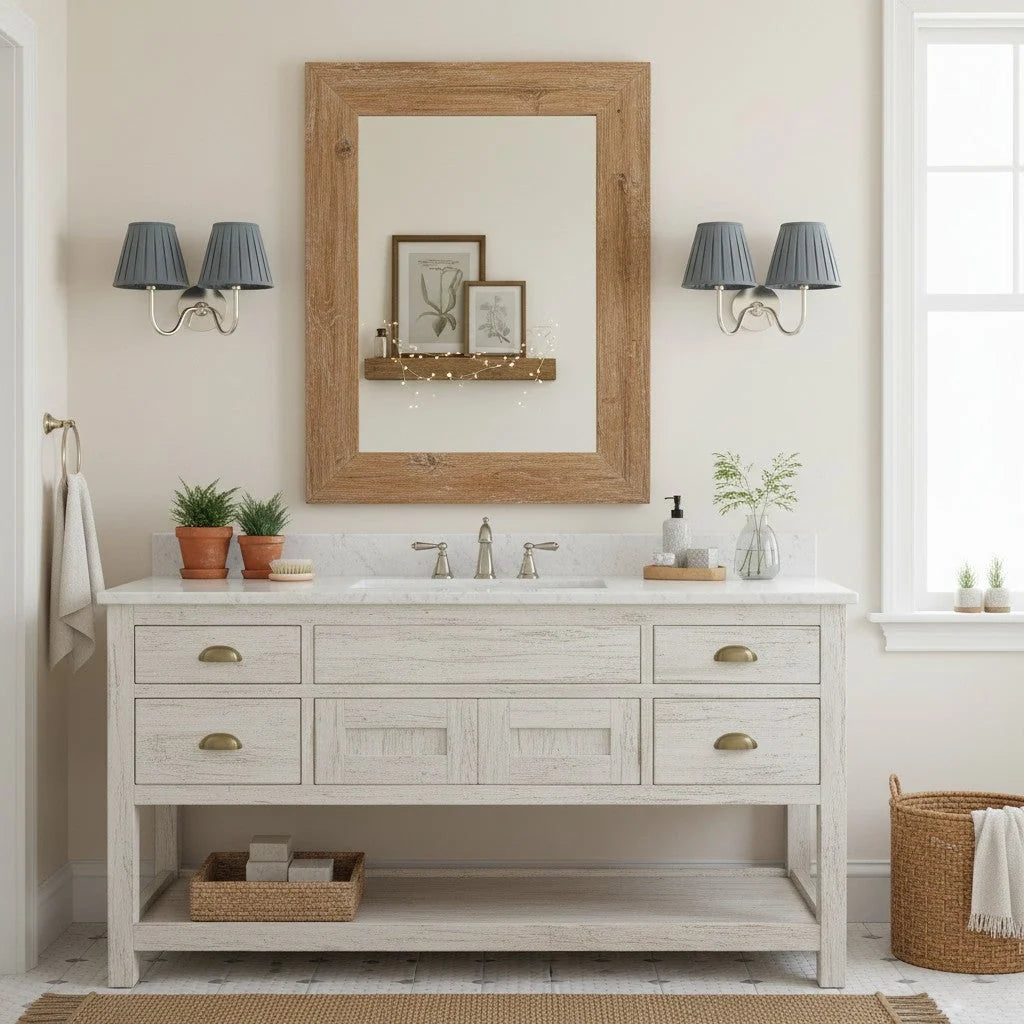 Wall Sconce Fabric Shade Dimmable Soft Diffused Light