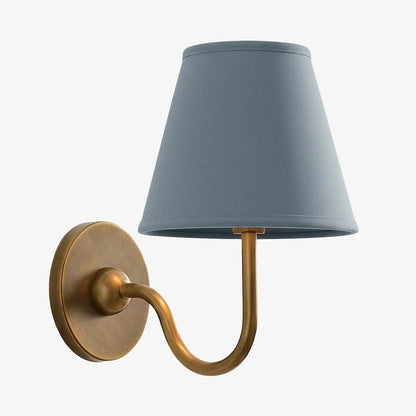 Wall Sconce Fabric Shade Dimmable Soft Diffused Light