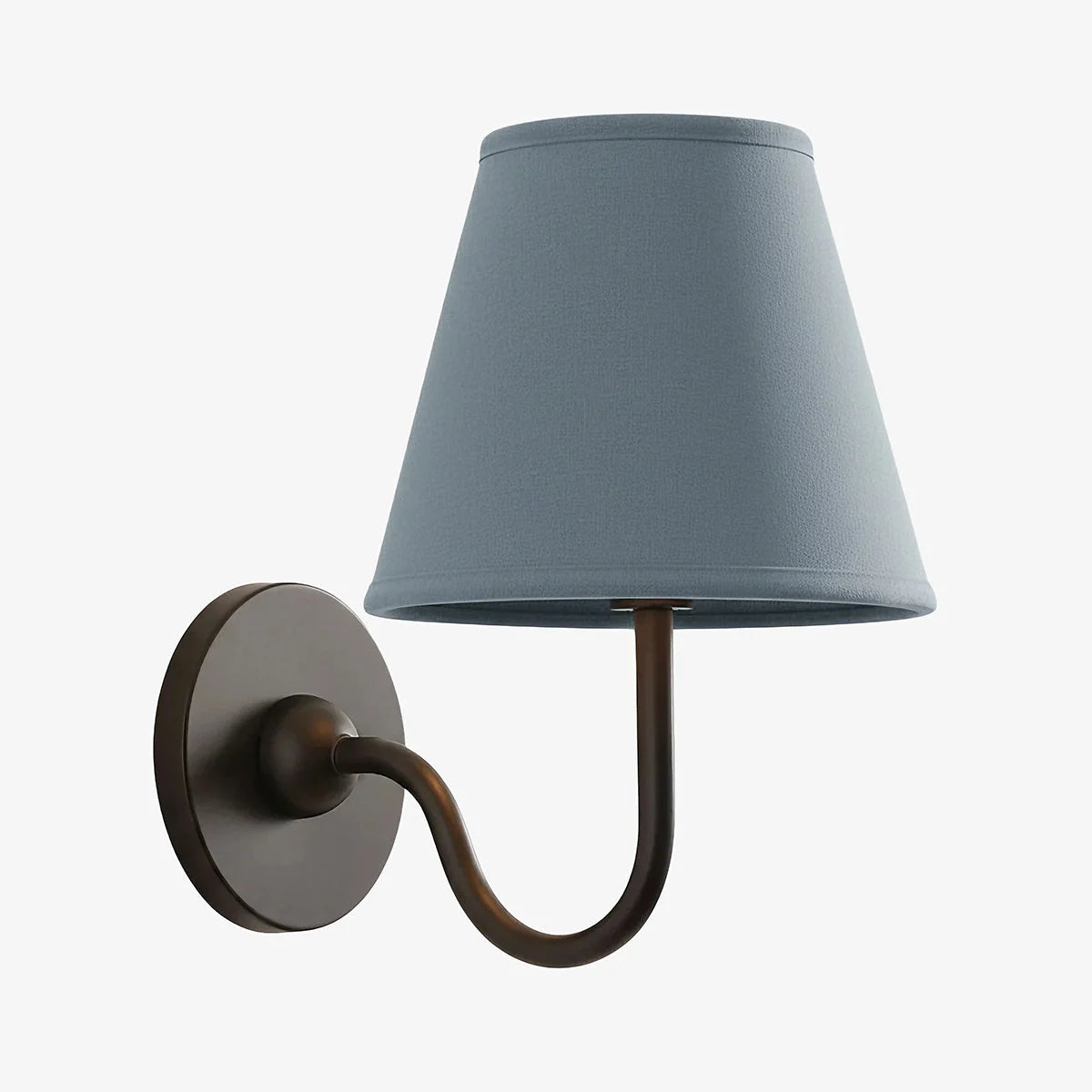 Wall Sconce Fabric Shade Dimmable Soft Diffused Light
