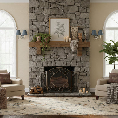 Wall Sconce Fabric Shade Dimmable Soft Diffused Light