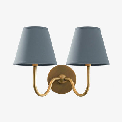 Wall Sconce Fabric Shade Dimmable Soft Diffused Light