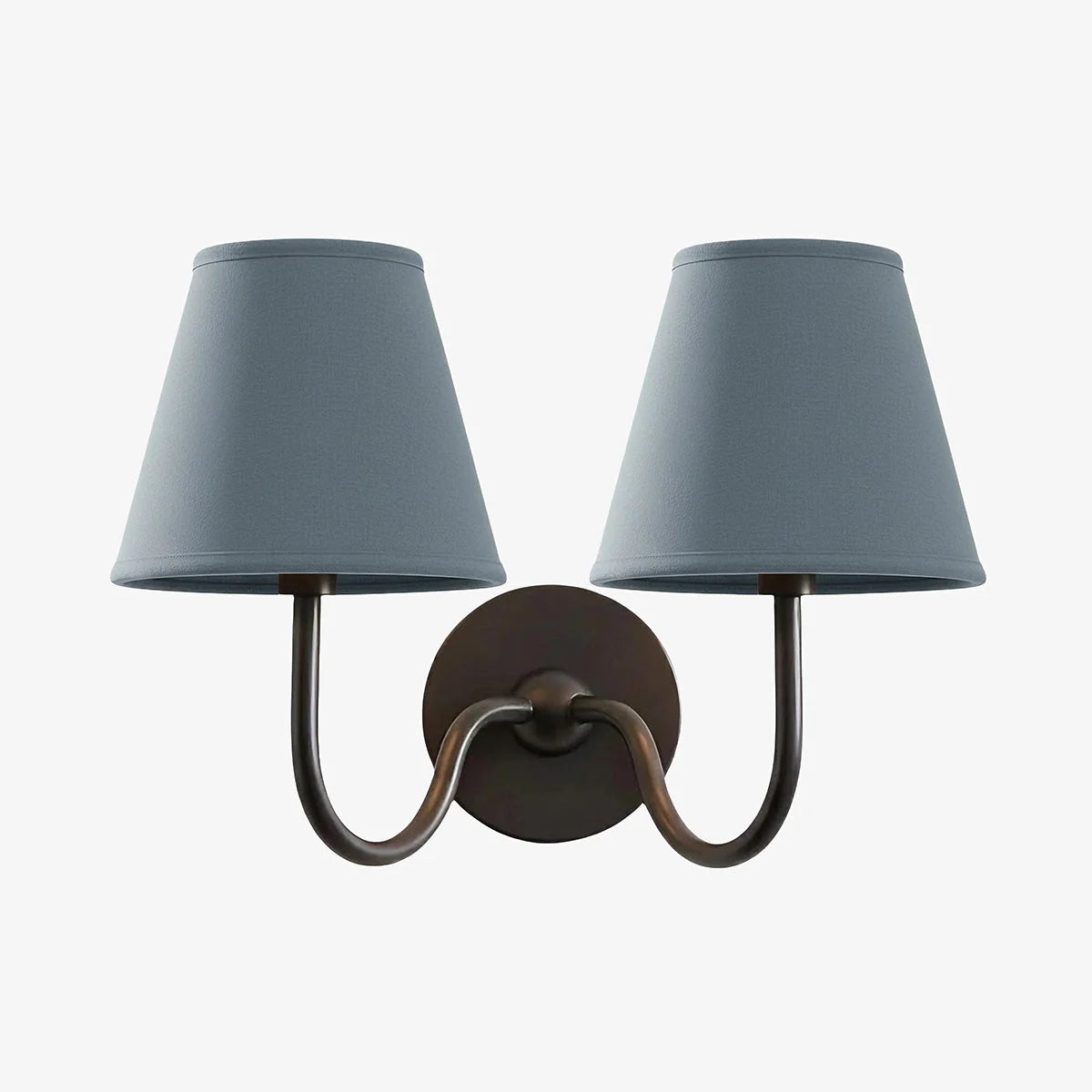 Wall Sconce Fabric Shade Dimmable Soft Diffused Light