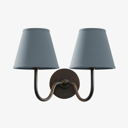 Wall Sconce Fabric Shade Dimmable Soft Diffused Light