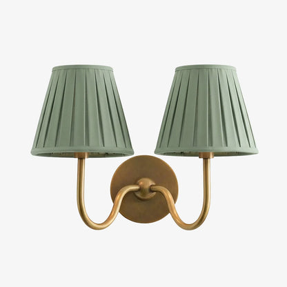 Wall Sconce Fabric Shade Dimmable Soft Diffused Light